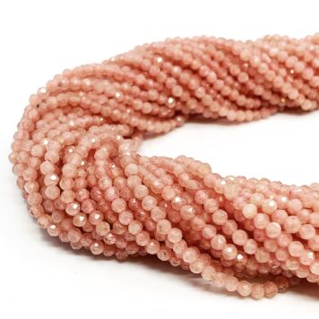 Rodochrozyt Kulka Fasetowana 2 mm