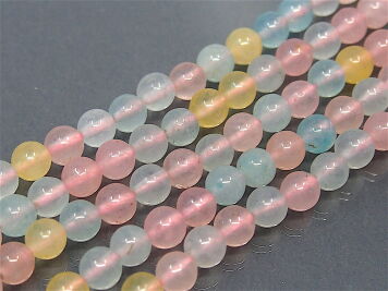 Jadeit Pastelowy Kulka 6 mm 