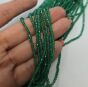 Onyks Zielony Kule 2.5 mm Fasetowane Sznur 40 cm  - 2