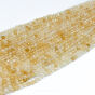 Cytryn Kulka Fasetowana 3 mm Sznur 40cm - 3