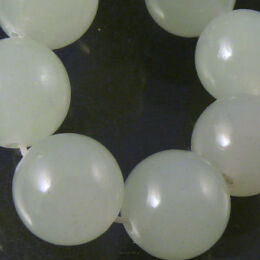 Jade 14mm Blau Milk Schnur 28pcs