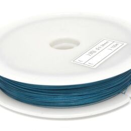 Schmuck Seil 0.38mm Blau Spule 100 Meter