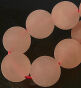 Quartz Rosa Kugeln Matt 10mm Schnur 38pcs - 2