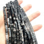 Hematyt Heishi Grafit 4x4x1 mm Sznur 40cm - 2