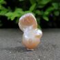 Perła Sztuka Naturalna Różowa Barok 26 x15 mm  Nr.20 - 2