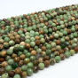 Opal Zielony Kulka Fasetowana 8 mm - Sznur 40cm - 3