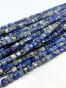 Lapis Lazuli Kostka Fasetowana 6 mm Sznur 40cm  - 3