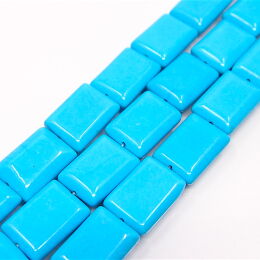 Howlit Niebieski Prostokąt 15x20 mm