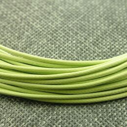 Sznurek Woskowany 1.5mm Jasna Zieleń 65cm
