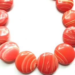 Rodonit Rekon . Rosa Talarek 18mm Schnur 40cm