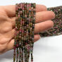 Turmalin Arbuzowy Moneta Fasetowana 4 mm Pastylka - 2