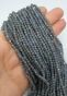 Szafir Kulka Fasetowana 3 mm Sznur 40cm - 2