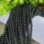 Onyks Kulka Fasetowana 4 mm Sznur 40 cm.