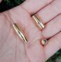 Magnetic clasp 24mm hole cigar 4.5m golden rose - 2