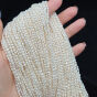 Perła Naturalna Biała Oliwka 3x4 mm Ryż nr 2 - 2