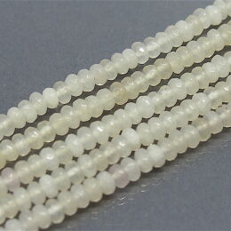 Jadeit Ecru Oponka 4x2 mm