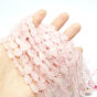Listki Kwarc Różowy 7x12 mm sznur 35 sztuk. - 2