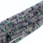 Fluoryt Oponka Fasetowana 5x8 mm - Sznur 40cm - 3