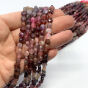 Spinel Cieniowany Moneta Fasetowana 6 mm Sznur 40cm Pastylka - 2