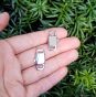 Carabiner clasp 22mm color dark silver - 2