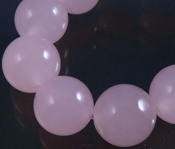Jade Pastel Pink Balls 14mm Reihe 28pcs