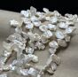 Perła Naturalna Biała Keshi 16x11x2,5 mm 