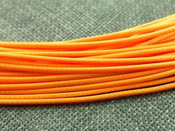 Sznurek Woskowany 2mm Pomarańczowy 65cm
