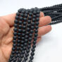 Onyks Matowy Kule 6mm Sznur 40cm  - 2