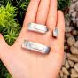Zapięcie Zatrzaskowe do Rzemieni Podłużne 43 x 13 mm otwór 10 x 5 mm - 2