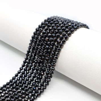 Spinel Kulka Fasetowana 5 mm sznur 40 cm