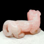 Rzeźba, Lew Foo, Kwarc Różowy, ok. 10,5 / 6 / 5,5 cm - 4
