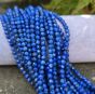 Lapis Lazuli Kulka Fasetowana 4 mm Sznur 40cm