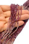 Spinel Cieniowany Kulka Fasetowana 3 mm - Sznur 40cm - 2