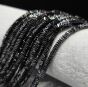Hematyt Heishi Czarny 3x1 mm Sznur 40cm