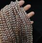 Perła Naturalna Fioletowa Oliwka 4x6 mm Ryż - 2