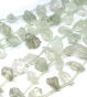 Zielony Ametyst Prasiolit łezka Surowa 25x20 - 30x22 mm Sznur - 2