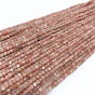 Rodochrozyt Kostka Fasetowana 3x3 mm - 3