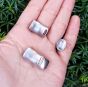 Zapięcie Magnetyczne do Rzemieni Prostokątne 27 x 13 mm, otwór 10 x 7 mm - 2