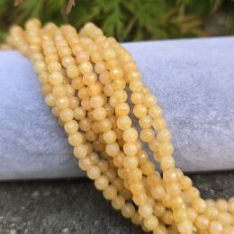 Jadeit Kulka 4mm Morelowy Fasetowany