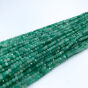 Szmaragd Oponka Fasetowana 3x4 mm Sznur 40cm  - 3