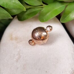 Zapięcie na Magnes Kula 10 mm kolor Golden Rose