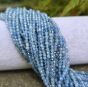 Akwamaryn AAA Kulka Fasetowana 3 mm Sznur 40cm