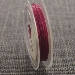 Linka Jubilerska 0.38mm Ciemny Róż Szpulka 10 metrów