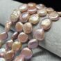 Perła Naturalna Fioletowa Pastylka 15x16 16x16 mm nr41