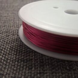 Drut Jubilerski/ Miedziany/ Metalowy 0.3mm kolor brudny róż ok.32m