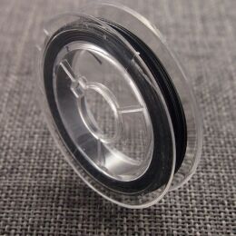 Linka Jubilerska 0.38mm Czarna Szpulka 10 metrów