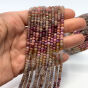 Spinel Oponki Fasetowane 3x4 mm Sznur 40cm - 2